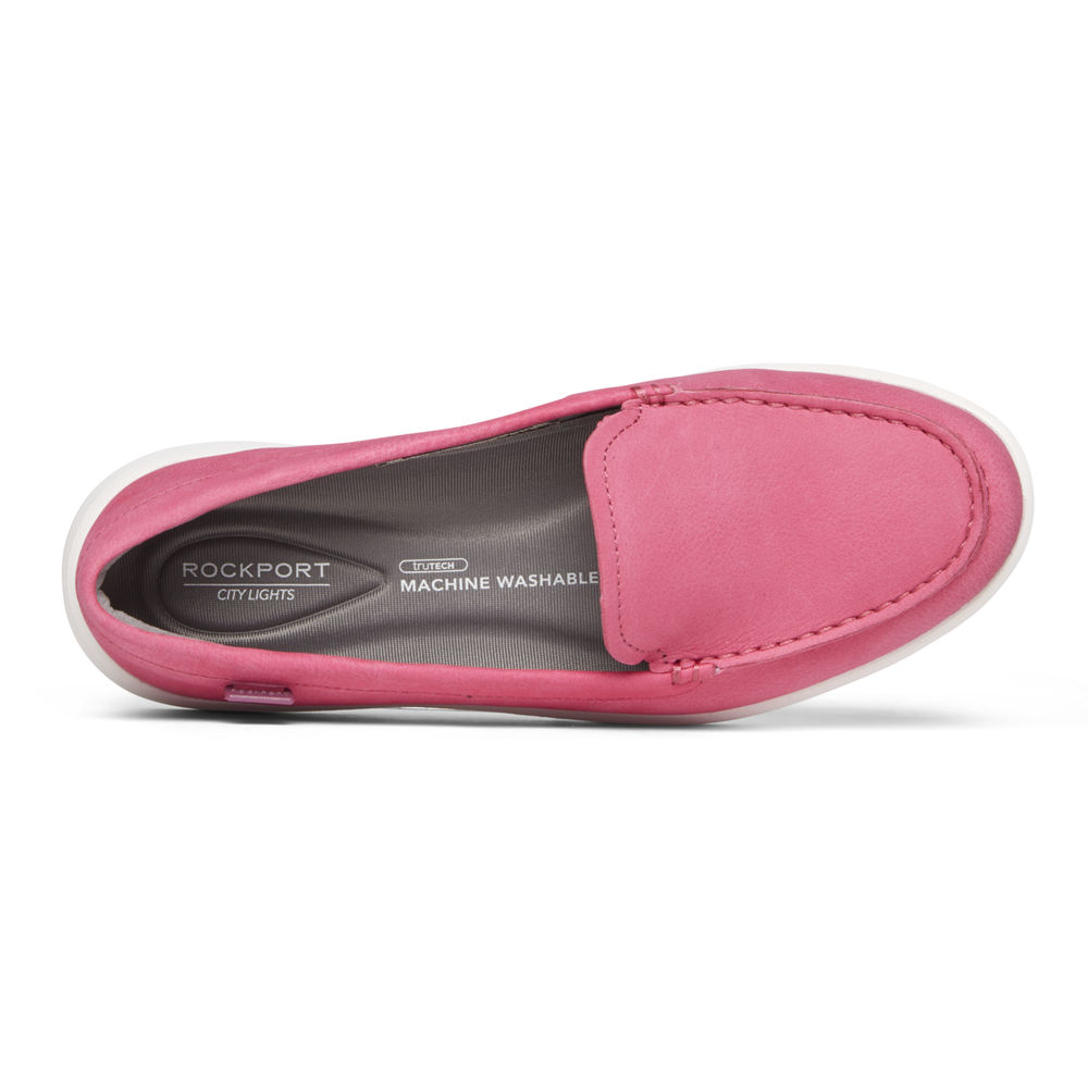 Rockport Womens Loafers Pink - Ayva Washable - UK 806-MODVAF